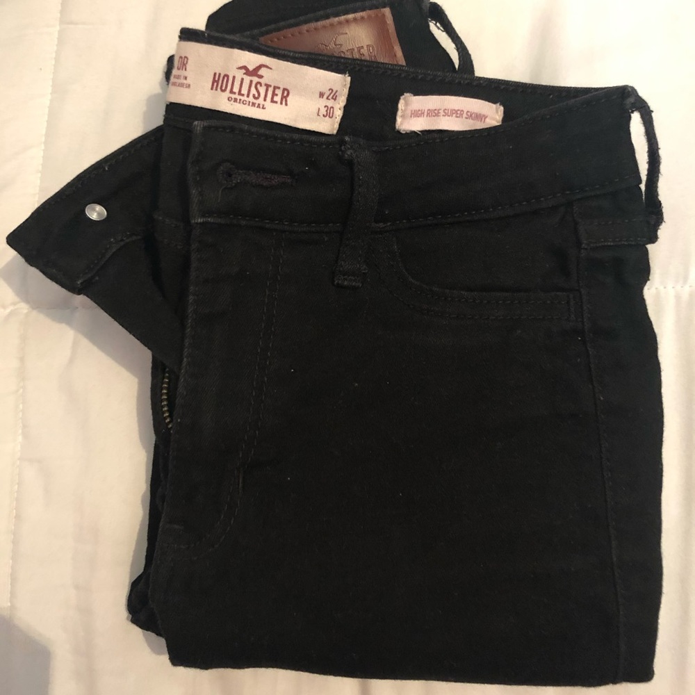 High rise super skinny jeans